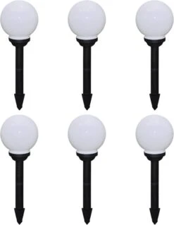 Lanternes De Jardin - 6 Pièces - 49,5 Cm - Eclairage Solaire De Jardin - Éclairage De Noël - Eclairage Solar De Jardin - Éclairage De Chemin - LED - Éclairage Extérieur