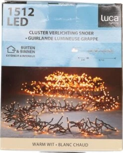 Luca Lighting Guirlande Lumineuse éclairage De Noël - 970 Cm - 1512 LED Blanches Extra Chaudes - Pour L'intérieur Et L'extérieur -Jingle Bells Boutique 963x1200 2