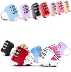 Cadenas 2 Pièces Avec Code Numérique - 3 Chiffres - Couleur Or - Pour Coffre-fort, Casier Et Sac à Dos - Noël - Cadeau De Noël -Jingle Bells Boutique 1184x1200