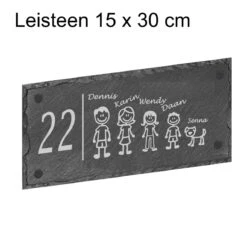 Plaque Signalétique En Ardoise Rectangle Famille Type-3 | Personnalisé | 15 X 30 Cm. | Porte D'entrée | Numéro De La Rue | Anniversaire | Sinterklaas Ou Conseil Cadeau De Noël !!! 13 Plaque Signalétique En Ardoise Rectangle Famille Type-3 | Personnalisé | 15 X 30 Cm. | Porte D'entrée | Numéro De La Rue | Anniversaire | Sinterklaas Ou Conseil Cadeau De Noël !!! -Jingle Bells Boutique 1193x1200 1