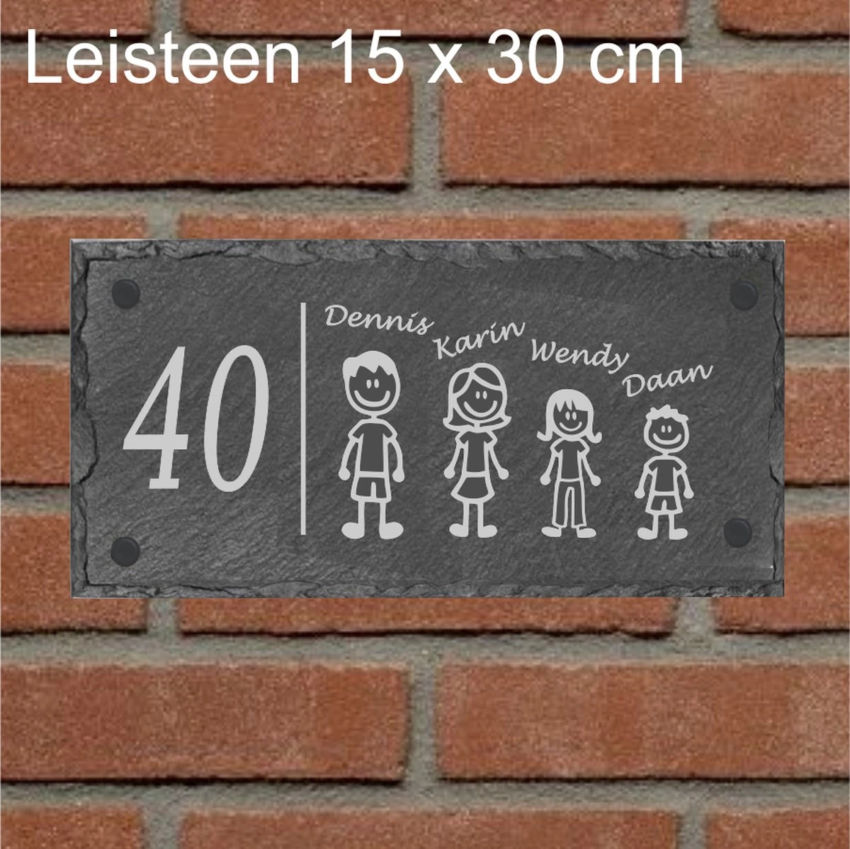 Plaque Signalétique En Ardoise Rectangle Famille Type-3 | Personnalisé | 15 X 30 Cm. | Porte D'entrée | Numéro De La Rue | Anniversaire | Sinterklaas Ou Conseil Cadeau De Noël !!! 3 Plaque Signalétique En Ardoise Rectangle Famille Type-3 | Personnalisé | 15 X 30 Cm. | Porte D'entrée | Numéro De La Rue | Anniversaire | Sinterklaas Ou Conseil Cadeau De Noël !!!